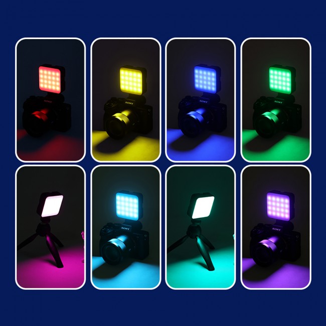 Jmary FM-69RGB RGB Led Telefon-Kamera Üstü Pilli Aydınlatma Işığı Jmary FM-69RGB RGB Led Telefon-Kamera Üstü Pilli Aydınlatma Işığı