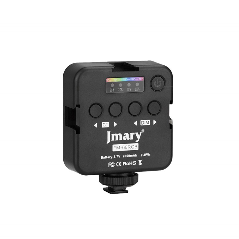 Bal-z Jmary FM-69RGB RGB Led Telefon-Kamera Üstü Pilli Aydınlatma Işığı