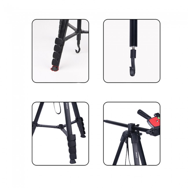Jmary KP-2209 360 Derece Dönebilen Başlıklı Tripod Jmary KP-2209 360 Derece Dönebilen Başlıklı Tripod