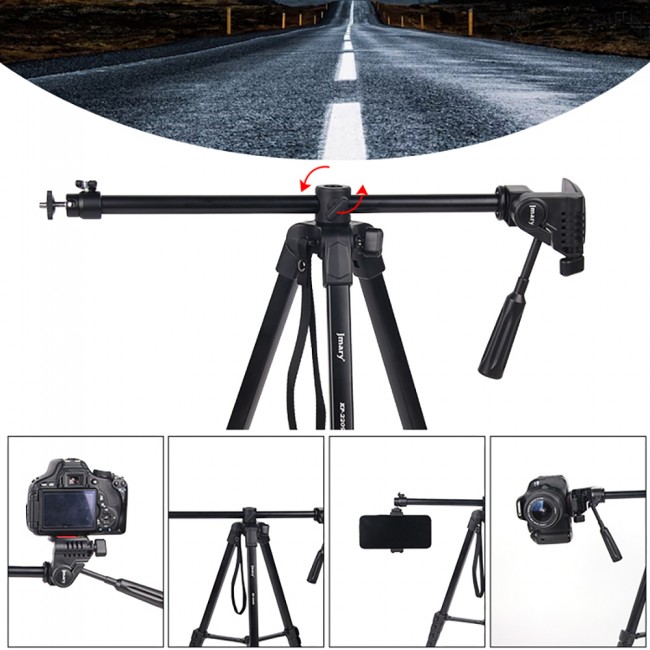 Jmary KP-2209 360 Derece Dönebilen Başlıklı Tripod Jmary KP-2209 360 Derece Dönebilen Başlıklı Tripod