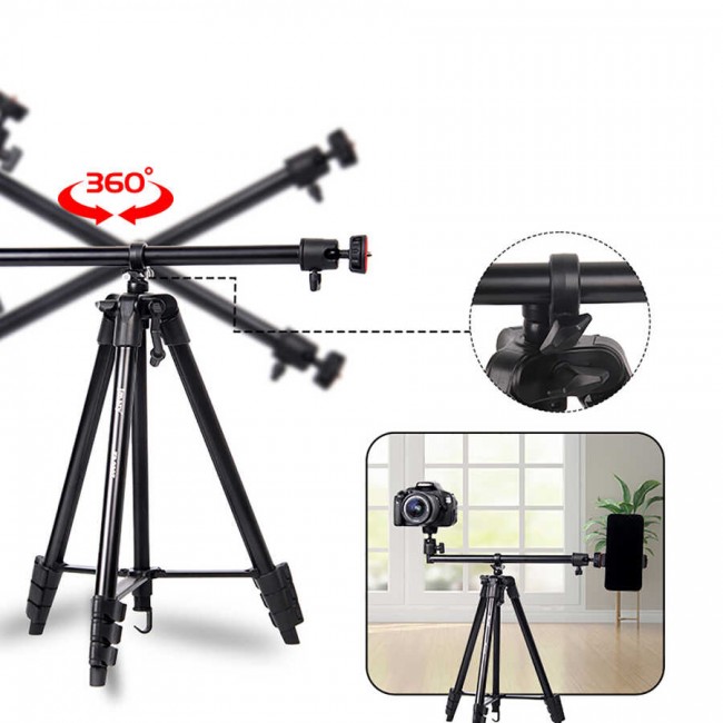 Jmary KP2207 Tripod 4 Farklı Yükseklik Ayarı 133 cm 360 Derece Dönebilen Başlık Jmary KP2207 Tripod 4 Farklı Yükseklik Ayarı 133 cm 360 Derece Dönebilen Başlık