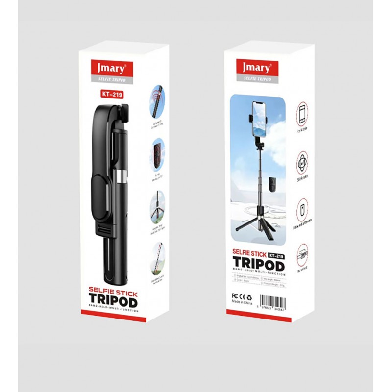 Bal-z Jmary KT-219 360 Derece Dönebilen Kablosuz Kumandalı Tripod ve Selfie Çubuğu