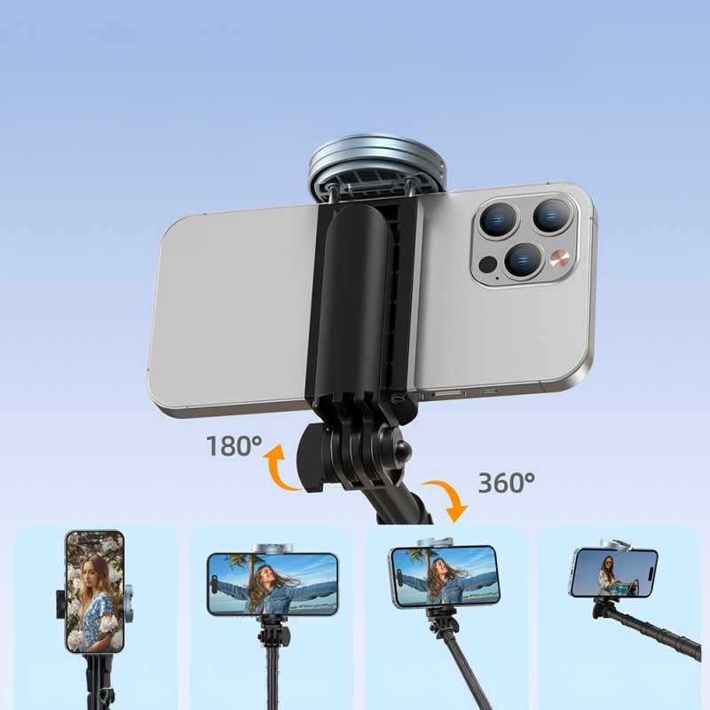 Bal-z Jmary KT-259 360 Derece Dönebilen Kablosuz Kumandalı Tripod ve Selfie Çubuğu