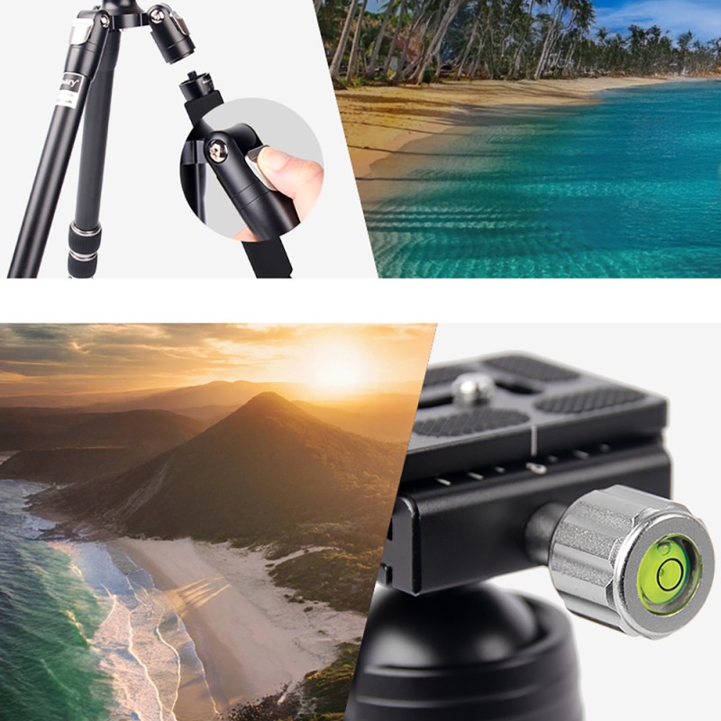 Bal-z Jmary KT255+NB36 360 Derece Dönebilen Değiştirilebilir Başlıklı Tripod