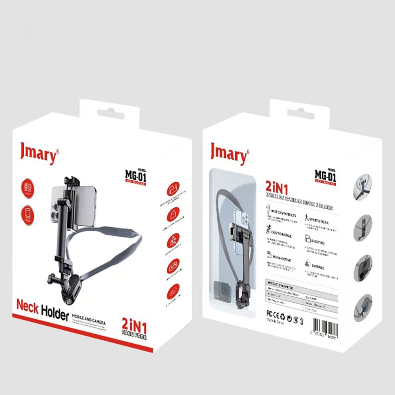 Bal-z Jmary MG-01 2in1 Eller Serbest Boyun Askılı Telefon Tutucu
