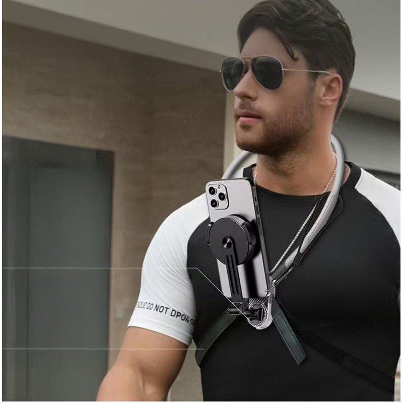 Bal-z Jmary MG-02 2in1 Eller Serbest Magnetik Boyun Askılı Telefon Tutucu