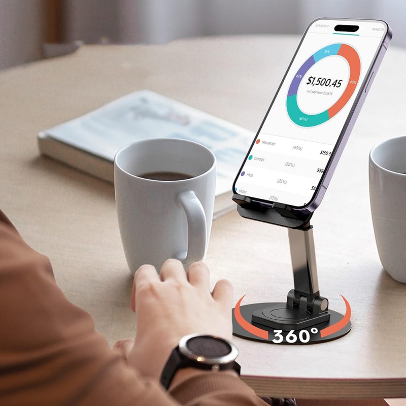 Bal-z Jmary MK-59 Ayarlanabilir Katlanabilir 360 Derece Dönebilen Telefon ve Tablet Standı