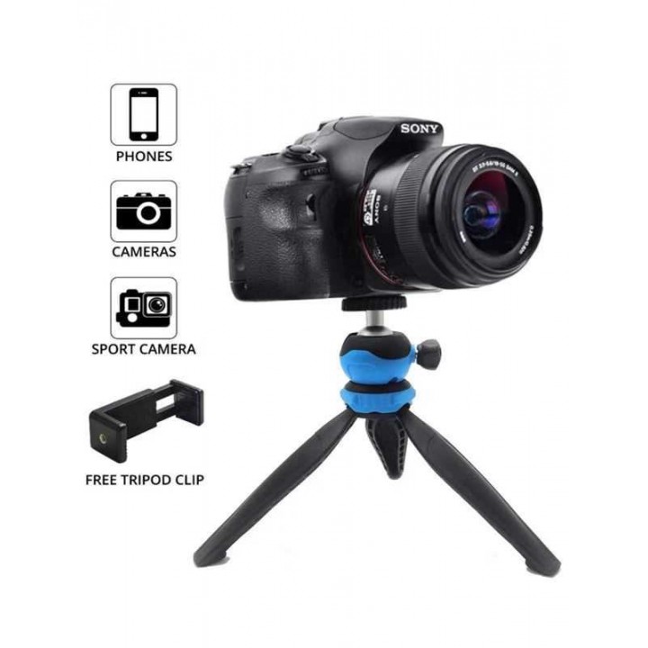 Jmary MT-20 Tripod 360 Derece Oynar Başlıklı Çok Yönlü Kısa Telefon Sabitleyici 16 cm