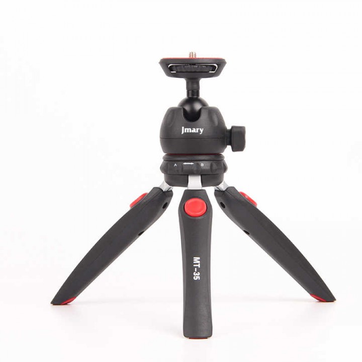 Jmary MT-35 Tripod 360 Derece Oynar Başlıklı Çok Yönlü Kısa Telefon Sabitleyici