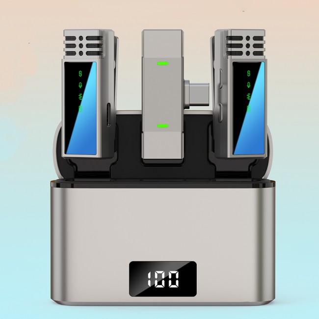 Jmary MW-15 Type-C Portlu Kablosuz Yaka Mikrofonu Jmary MW-15 Type-C Portlu Kablosuz Yaka Mikrofonu