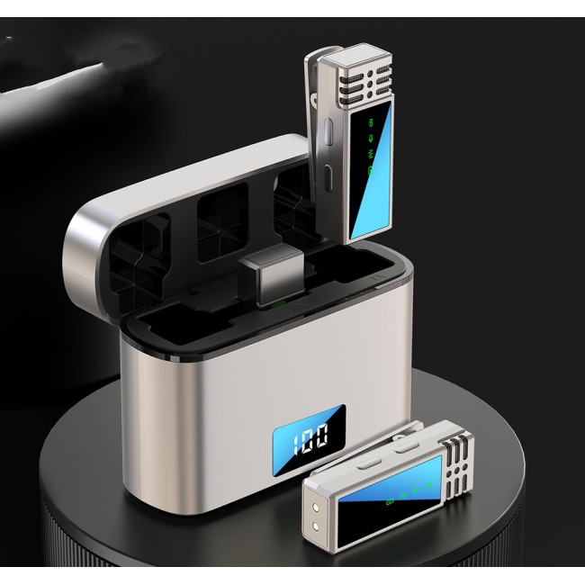 Jmary MW-15 Type-C Portlu Kablosuz Yaka Mikrofonu Jmary MW-15 Type-C Portlu Kablosuz Yaka Mikrofonu
