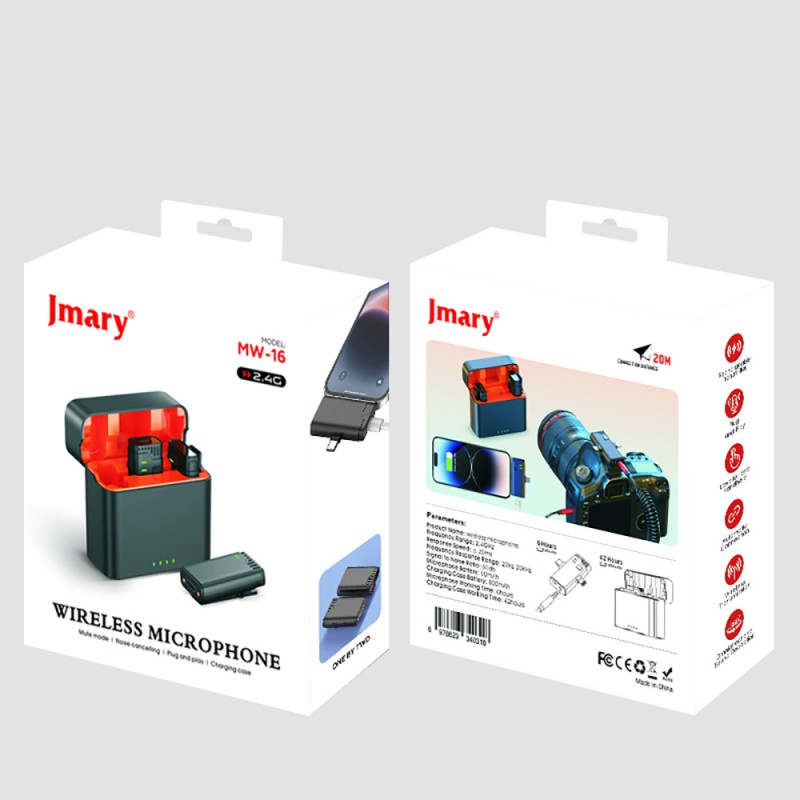 Bal-z Jmary MW-16 3 in 1 Kablosuz Yaka Mikrofonu