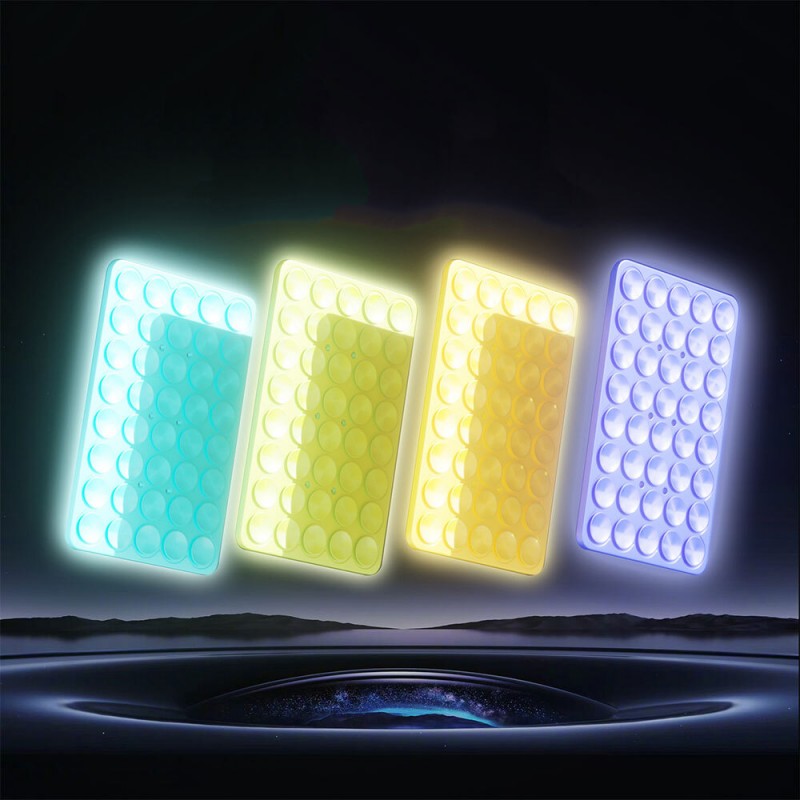 Bal-z Kare Öpücüklü 02 Fosforlu Silikon Telefon Tutucu