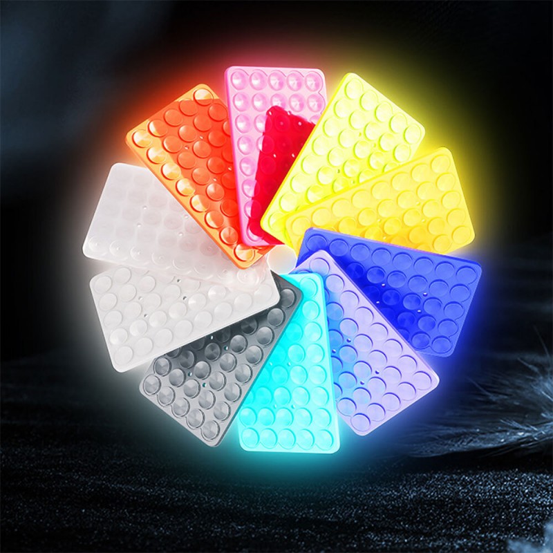 Bal-z Kare Öpücüklü 02 Fosforlu Silikon Telefon Tutucu