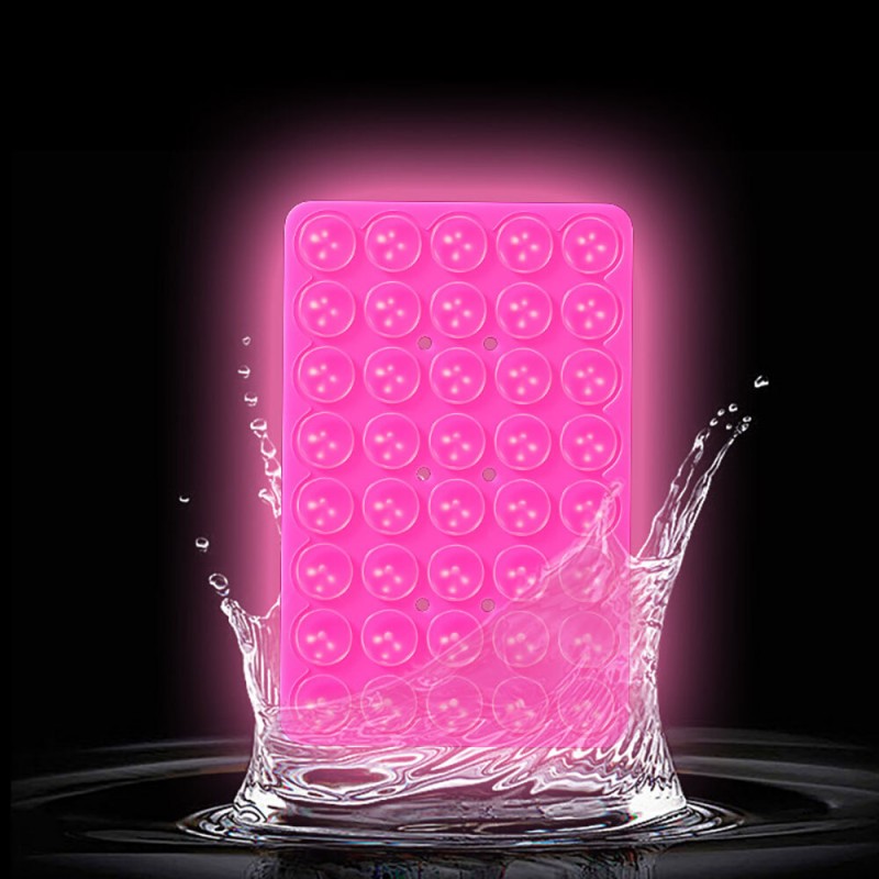 Bal-z Kare Öpücüklü 02 Fosforlu Silikon Telefon Tutucu