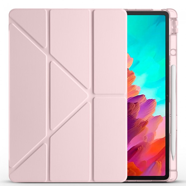Lenovo Idea Tab Pro 12.7 TB-373FU Kılıf Zore Tri Folding Kalem Bölmeli Standlı Kılıf Lenovo Idea Tab Pro 12.7 TB-373FU Kılıf Zore Tri Folding Kalem Bölmeli Standlı Kılıf