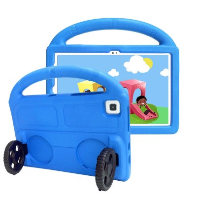 Bal-z Lenovo M10 Plus TB-X606F  Wheel Car Tekerlek Standlı Tablet Eva Silikon Kılıf