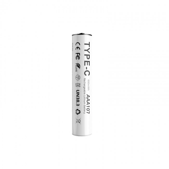 Lenyes AAA107 Type-C Şarj Portlu Şarj Edilebilir AAA Lityum-ion Pil 600mWh 1.5V 2 Adet Lenyes AAA107 Type-C Şarj Portlu Şarj Edilebilir AAA Lityum-ion Pil 600mWh 1.5V 2 Adet
