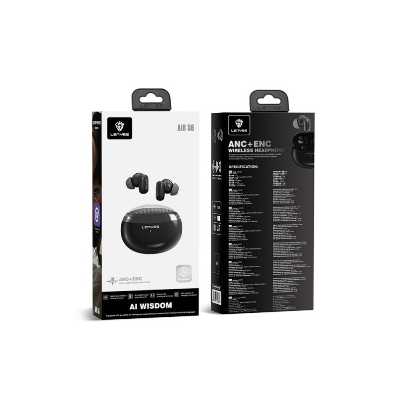 Bal-z Lenyes Air 56 Ai Çeviri Özellikli ANC/ENC Teknolojili Kulak İçi Bluetooth Kulaklık v5.3
