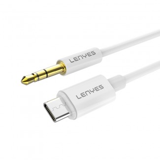 Lenyes AX102 Type-C to 3.5mm AUX Audio Kablo 1M Lenyes AX102 Type-C to 3.5mm AUX Audio Kablo 1M
