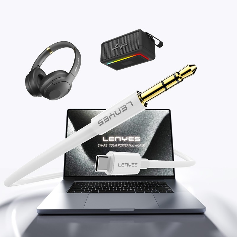 Bal-z Lenyes AX102 Type-C to 3.5mm AUX Audio Kablo 1M