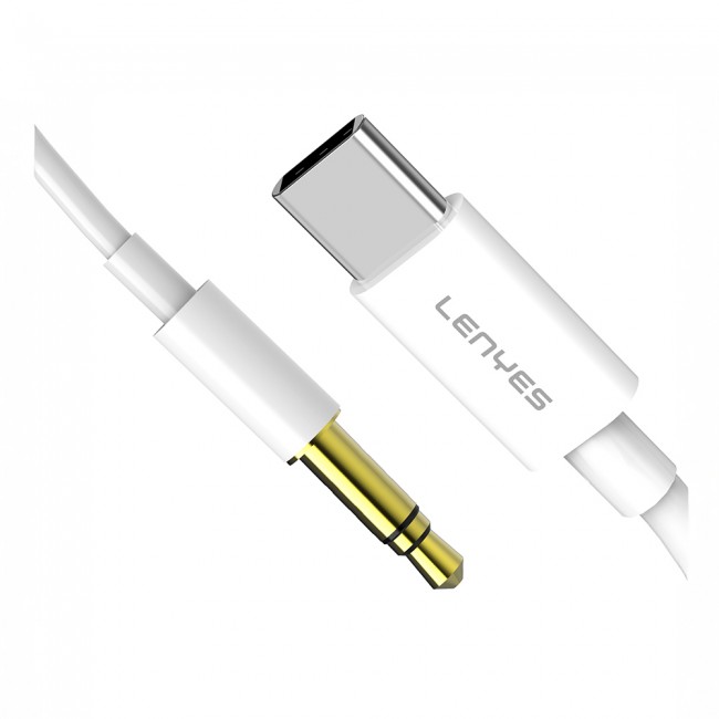 Lenyes AX106 Lightning to 3.5mm AUX Audio Kablo 1M Lenyes AX106 Lightning to 3.5mm AUX Audio Kablo 1M