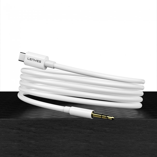 Lenyes AX106 Lightning to 3.5mm AUX Audio Kablo 1M Lenyes AX106 Lightning to 3.5mm AUX Audio Kablo 1M
