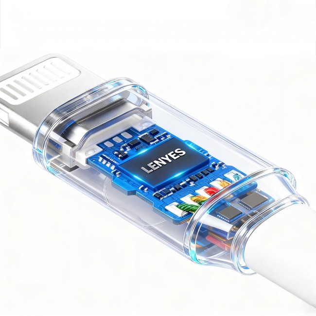 Lenyes AX106 Lightning to 3.5mm AUX Audio Kablo 1M Lenyes AX106 Lightning to 3.5mm AUX Audio Kablo 1M