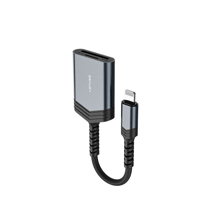 Bal-z Lenyes AX137 2in1 Lightning to TF/SD Kart Çevirici Dönüştürücü