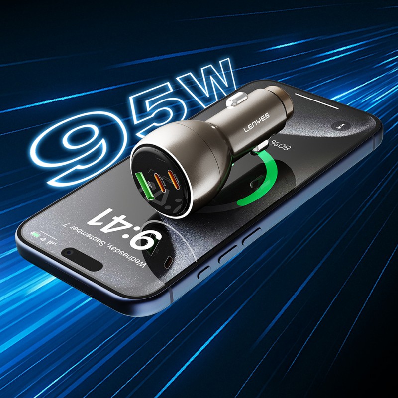 Bal-z Lenyes CA61 Hızlı Şarj Özellikli USB-A Portlu Araç Şarj Aleti 18W