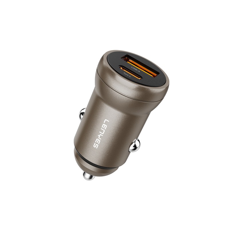 Bal-z Lenyes CA63 Hızlı Şarj Özellikli Dual USB-A + Type-C Portlu PD Araç Şarj Aleti 30W