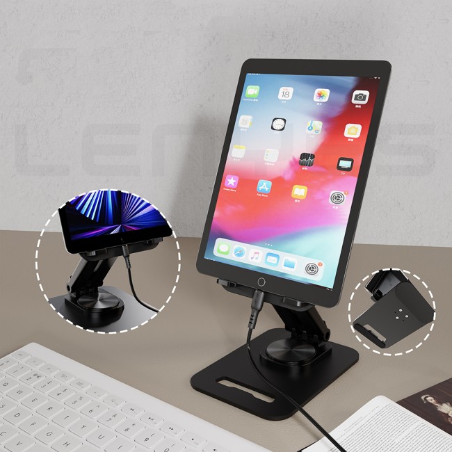 Lenyes CR139 Ayarlanabilir Katlanabilir Dönebilen Metal Telefon ve Tablet Standı Lenyes CR139 Ayarlanabilir Katlanabilir Dönebilen Metal Telefon ve Tablet Standı