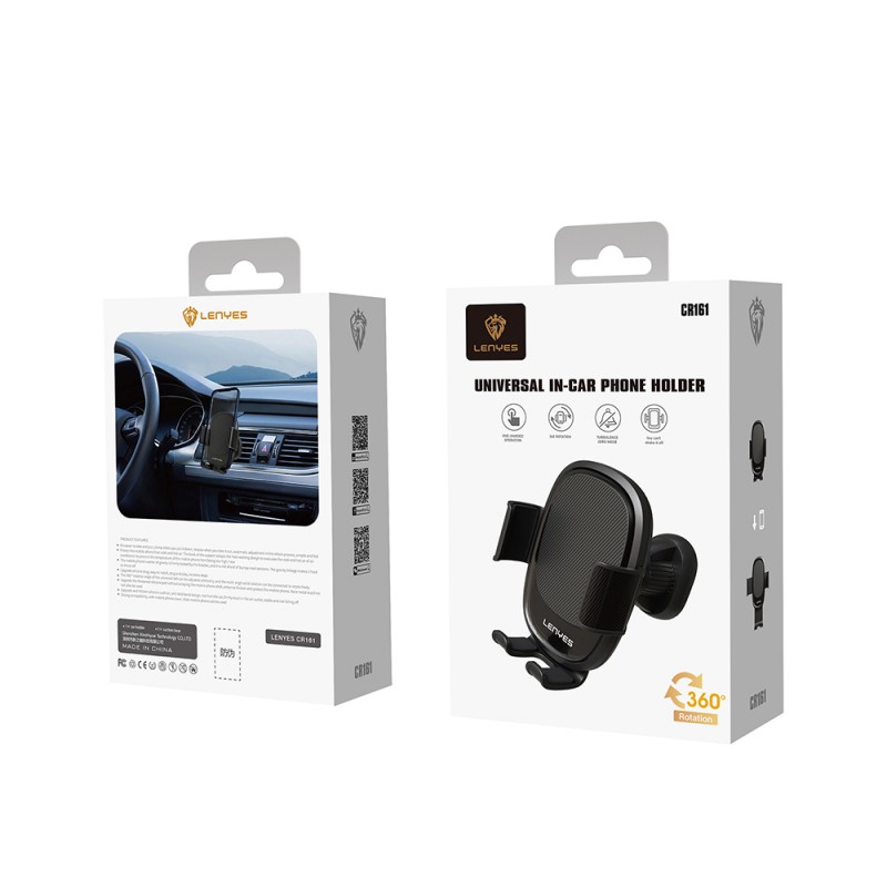 Bal-z Lenyes CR161 360 Dönebilen Havalandırma Tasarım Araç Telefon Tutucu