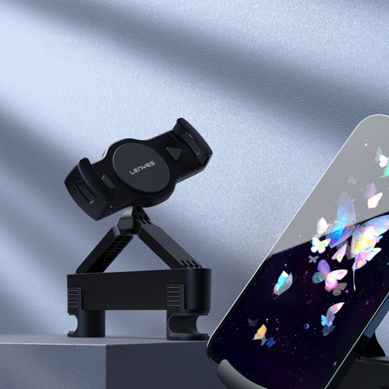 Bal-z Lenyes CR167 360 Derece Dönebilen Sarsıntı Engelleyici Özellikli Arka Koltuk Araç Telefon Tutucu