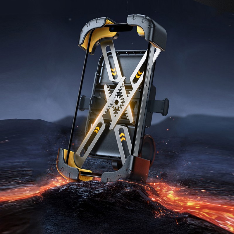 Bal-z Lenyes CR169 Sarsıntı Önleyici 360 Derece Ayarlanabilir Bisiklet ve Motosiklet Telefon Tutucu