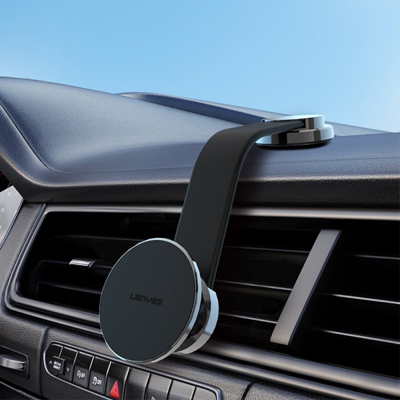 Bal-z Lenyes CR171 Magnetik M-safe Uyumlu Bükülebilen Eğimi ve Düz Zemin Araç Telefon Tutucu