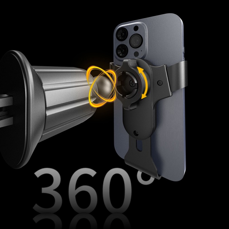 Bal-z Lenyes CR181 360 Derece Dönebilen Havalandırma Tasarımlı Araç Telefon Tutucu