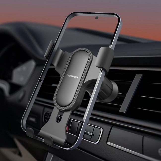 Lenyes CR181 360 Derece Dönebilen Havalandırma Tasarımlı Araç Telefon Tutucu Lenyes CR181 360 Derece Dönebilen Havalandırma Tasarımlı Araç Telefon Tutucu