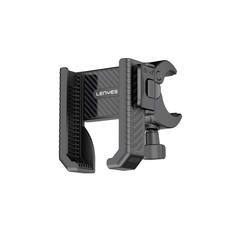 Bal-z Lenyes CR182 360 Derece Ayarlanabilir Çift Kilitli Bisiklet ve Motosiklet Telefon Tutucu