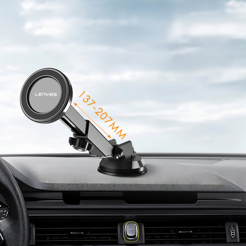 Bal-z Lenyes CR184 360 Derece Dönebilen Teleskopik Vantuzlu Araç Telefon Tutucu