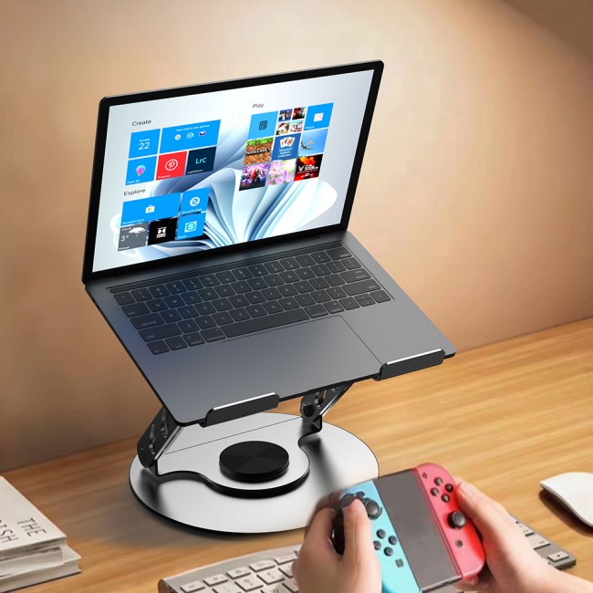 Lenyes CR190 360 Derece Dönebilen Katlanabilir Laptop Standı Lenyes CR190 360 Derece Dönebilen Katlanabilir Laptop Standı