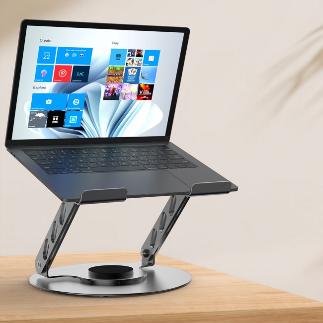 Lenyes CR190 360 Derece Dönebilen Katlanabilir Laptop Standı Lenyes CR190 360 Derece Dönebilen Katlanabilir Laptop Standı