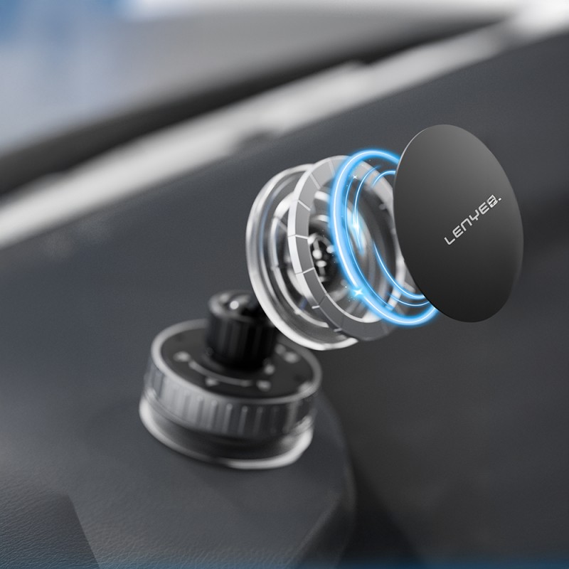 Bal-z Lenyes CR192 Vakum Özellikli 360 Derece Dönebilen Magnetik Telefon Tutucu