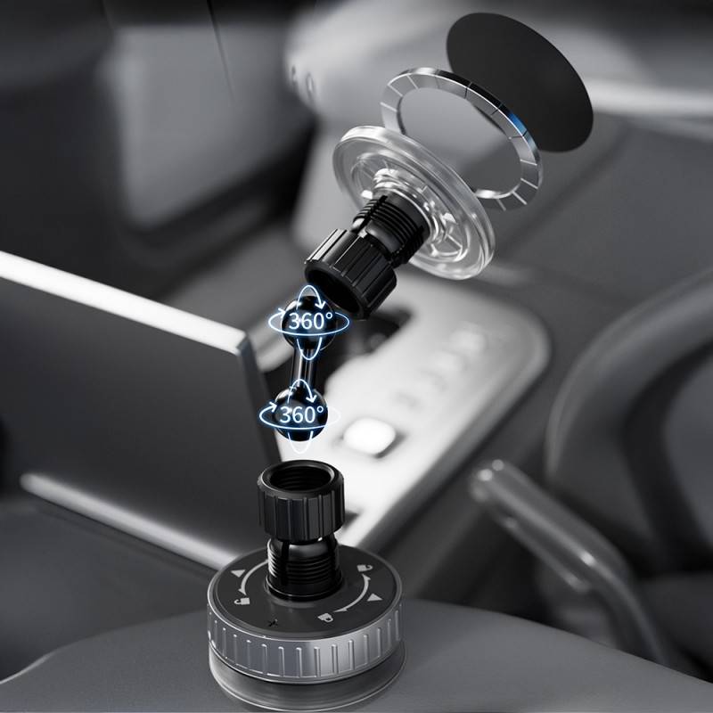 Bal-z Lenyes CR192 Vakum Özellikli 360 Derece Dönebilen Magnetik Telefon Tutucu