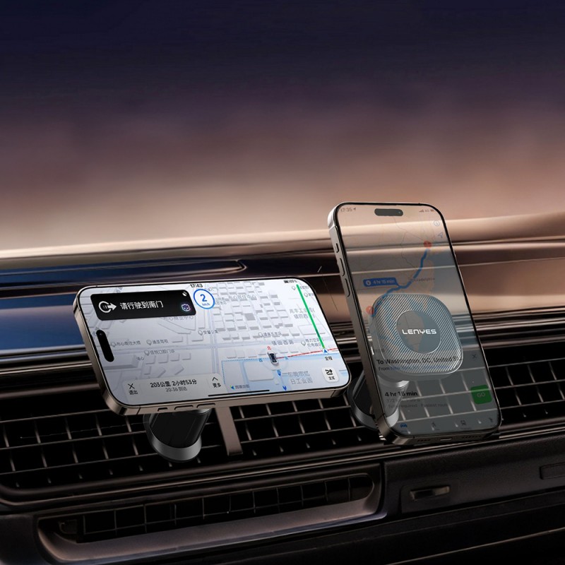 Bal-z Lenyes CR193 Havalandırma Tasarım Magnetik Araç Telefon Tutucu
