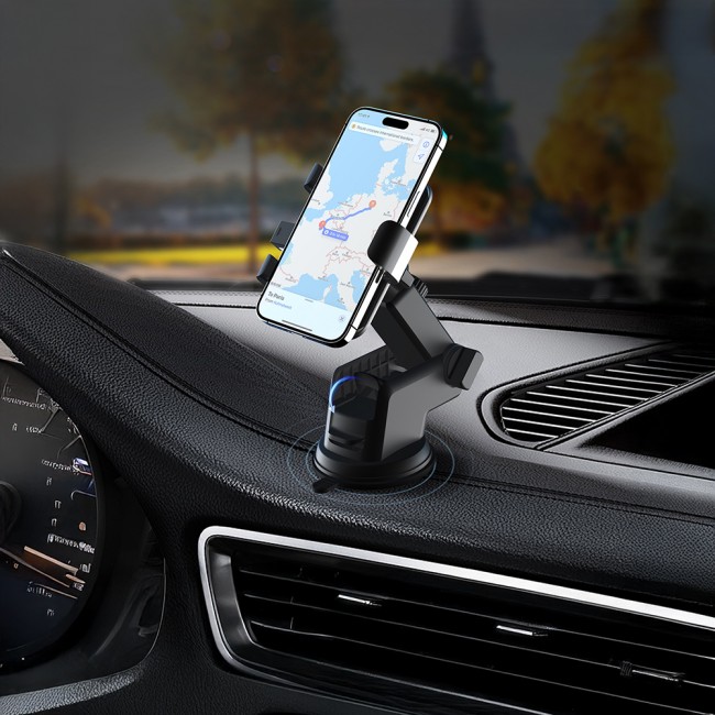 Lenyes CR195 Sarsıntı Önleyici 360° Derece Dönebilen Teleskopik Vantuzlu Tasarım Araç Telefon Tutucu Lenyes CR195 Sarsıntı Önleyici 360° Derece Dönebilen Teleskopik Vantuzlu Tasarım Araç Telefon Tutucu