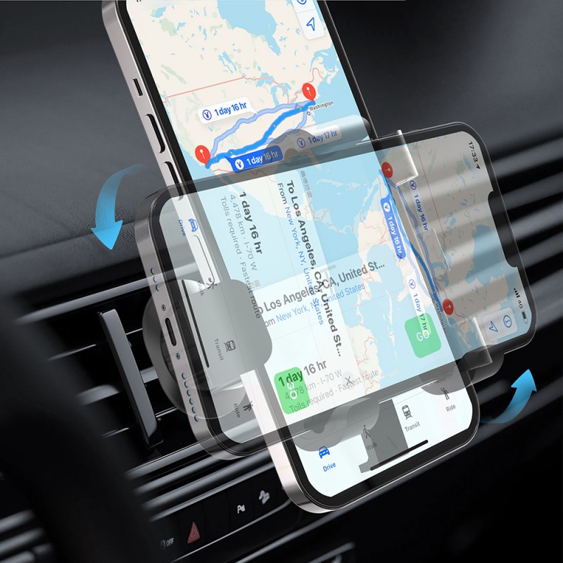 Bal-z Lenyes CR196 360° Dönebilen Havalandırma Tasarım Araç Telefon Tutucu