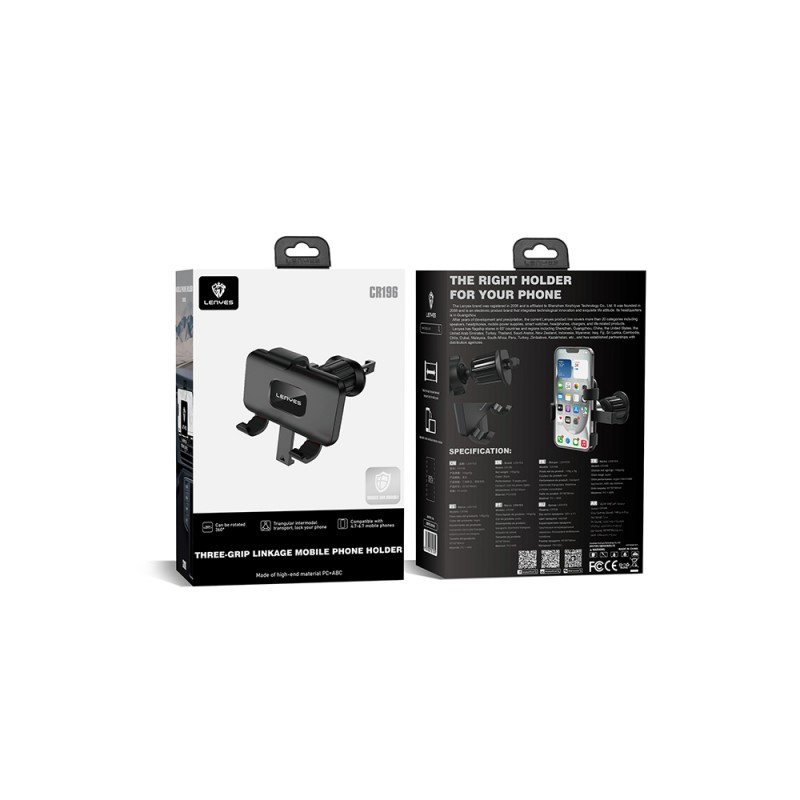 Bal-z Lenyes CR196 360° Dönebilen Havalandırma Tasarım Araç Telefon Tutucu