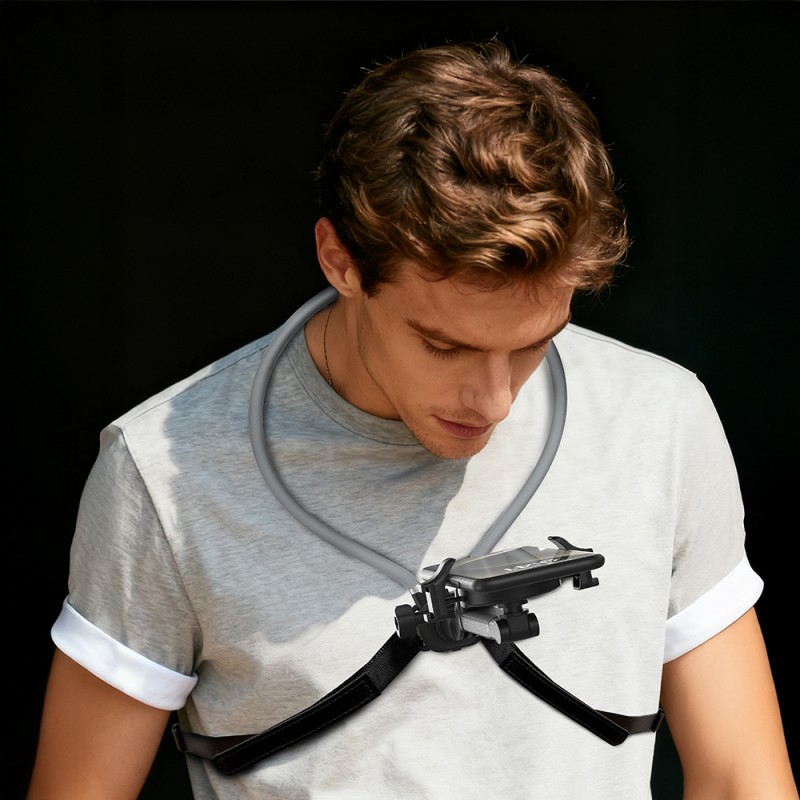 Bal-z Lenyes CR203 2in1 Eller Serbest Magnetik Boyun Askılı Telefon Tutucu