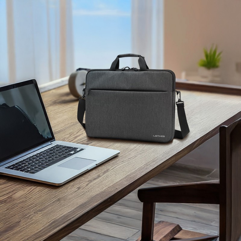 Bal-z Lenyes LB509 Cleo Protect Pro Serisi Darbe Emici Su Geçirmez Polyester Kumaş 15.6 inç Laptop Çantası